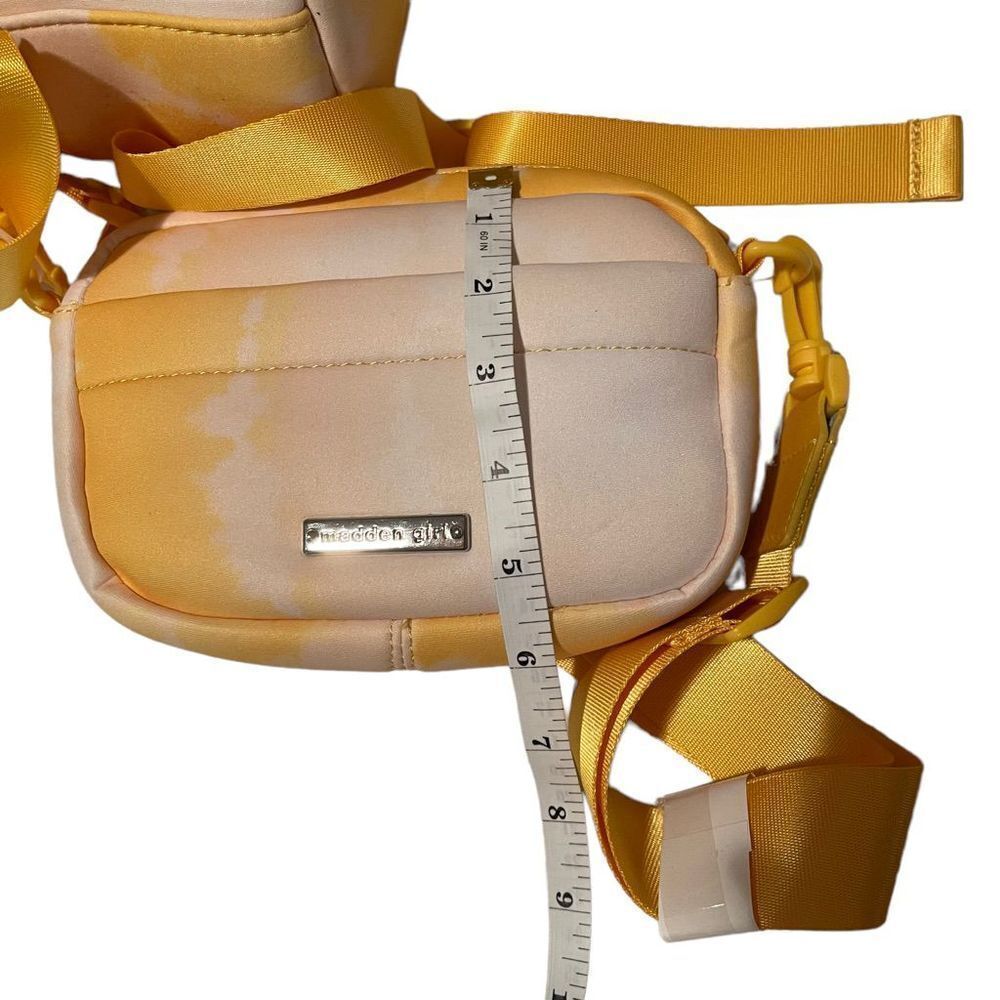 Steve Madden Yellow and White Backpack with Additional Bag - Picture 9 of 10